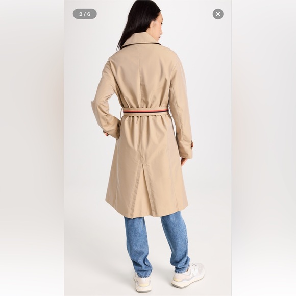 NWT! KULE The Rox Trench in Color Khaki - Picture 2 of 9